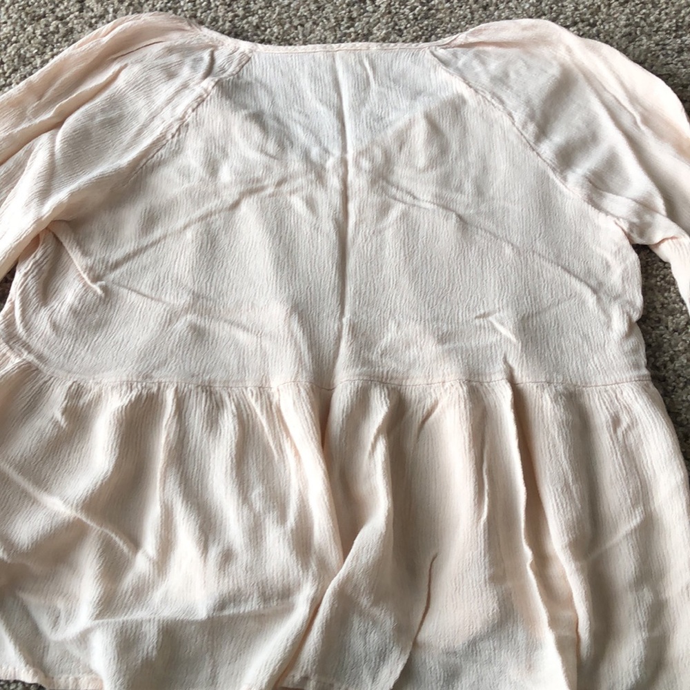 Lightweight Ruffled Cottage Core Shirt - Picture 4 of 4